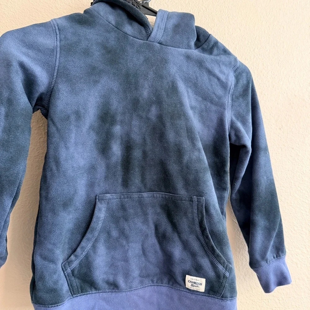 OshKosh B’gosh Tie Dye Sherpa Lined Hooded Sweatshirt